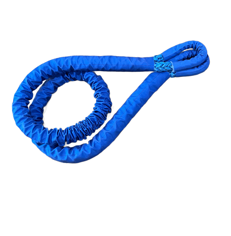 Load image into Gallery viewer, 1&quot; Baby Blue Monster Tow Rope
