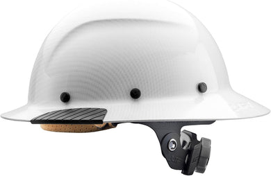 LIFT DAX White Carbon Fiber Full Brim Hard Hat, Construction Safety Helmet with Adjustable Ratchet (Copy)